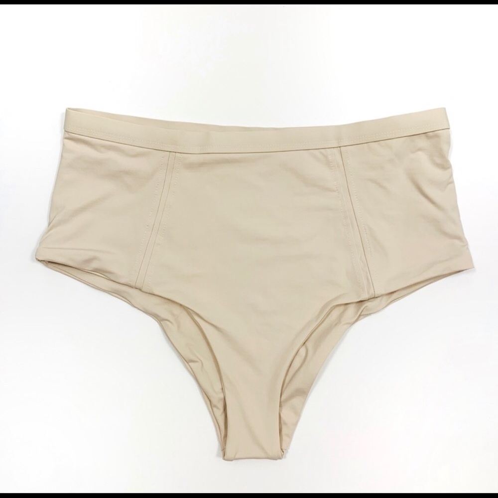 Tavik Paradise High Waist Tapioca Bikini Bottom L